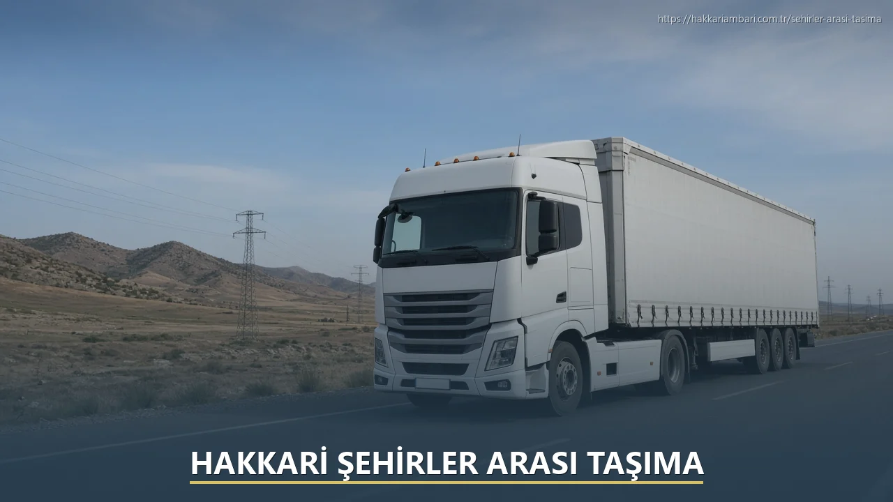 Hakkari Paketli Ürün Taşıma Teslim